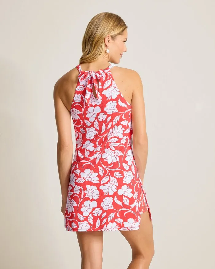 Damen Tommy Bahama Bademode Tommy Bahama Island Cays Fiori Romper Überwurf - Zitrus Koralle