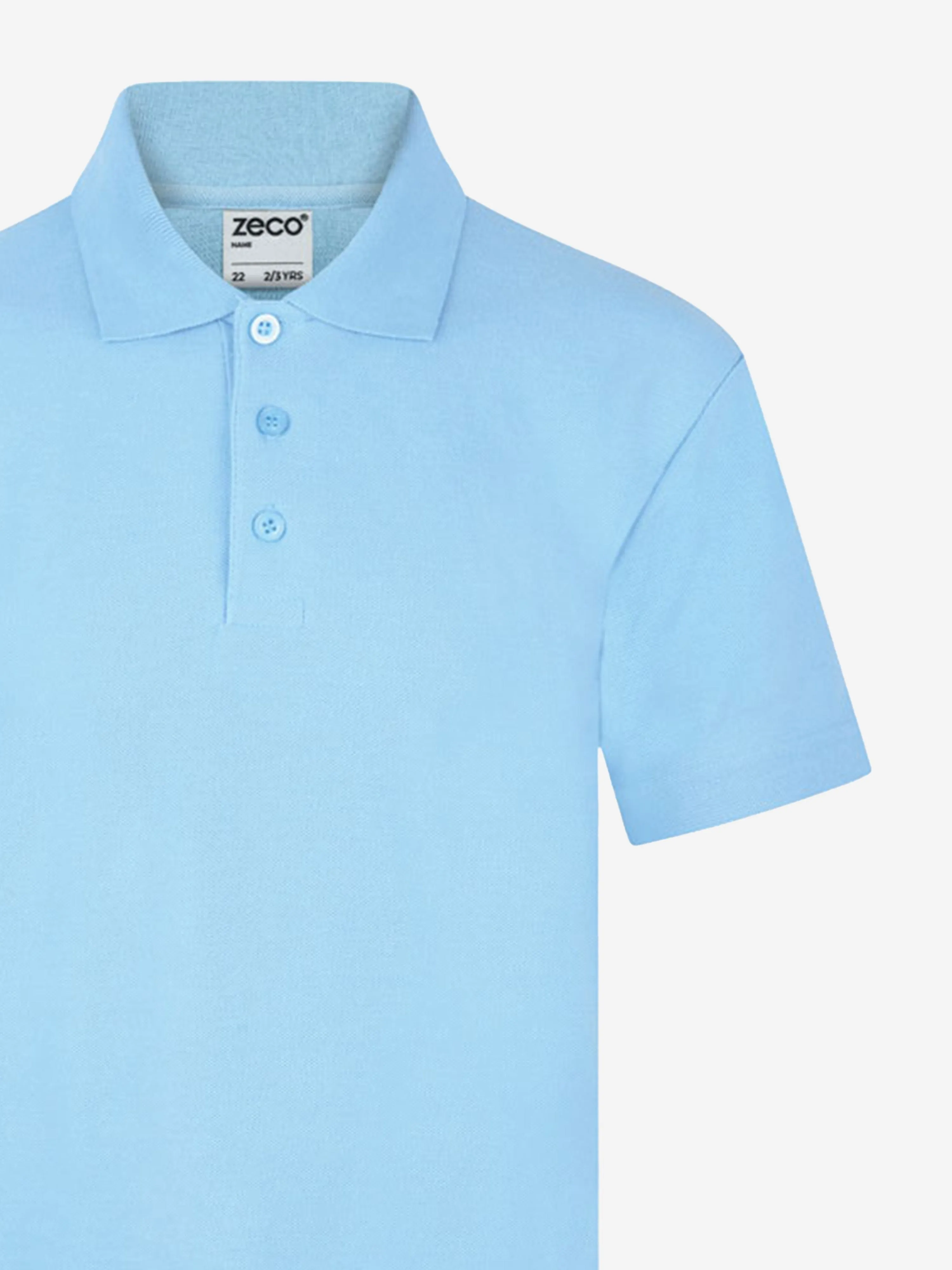 Zeco Kids Schul-Polohemd in Blau